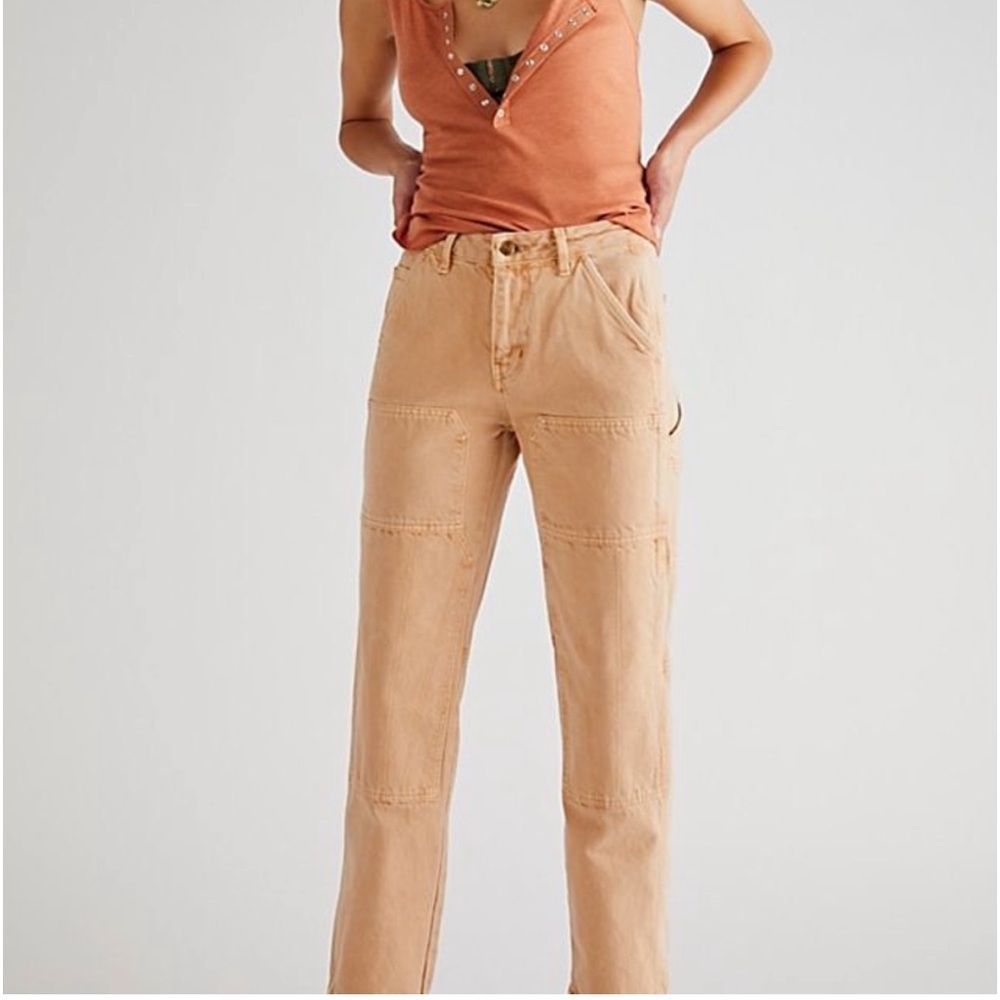 Free People Dover High Rise Carpenter Jeans - Picture 3 of 10